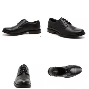 NIB Dockers Garfield Men's Black Oxford Dress Shoes 9